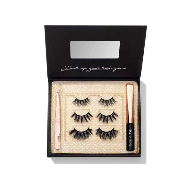 Magnetic Lashes | Natural 50x Wears | Mink Dramatic Kit by MoxieLash